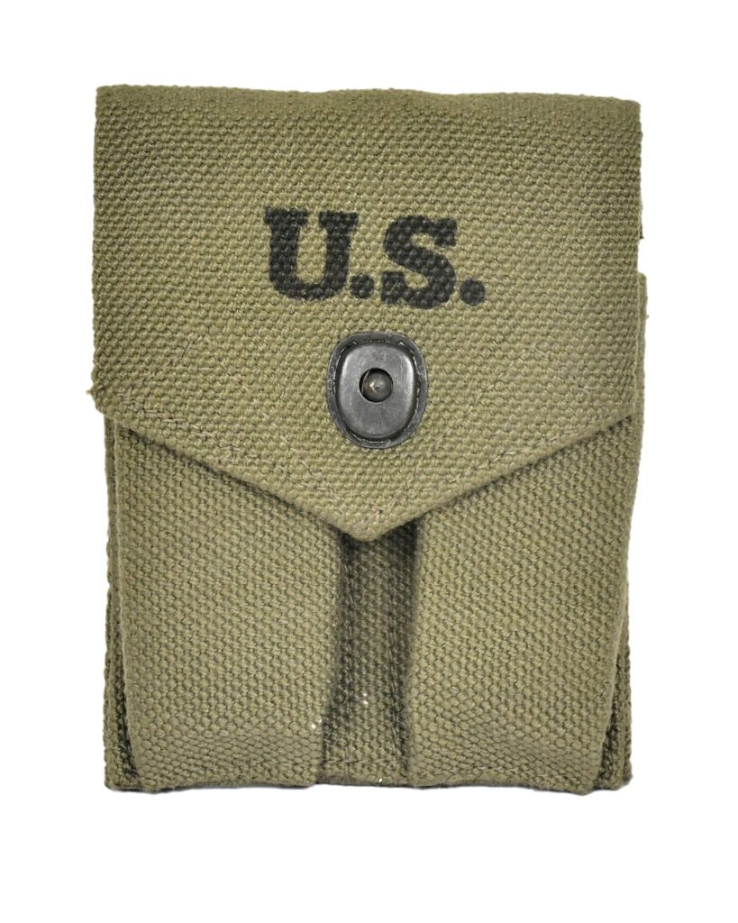 WW2 Colt .45 Double Magazine Canvas Pouch